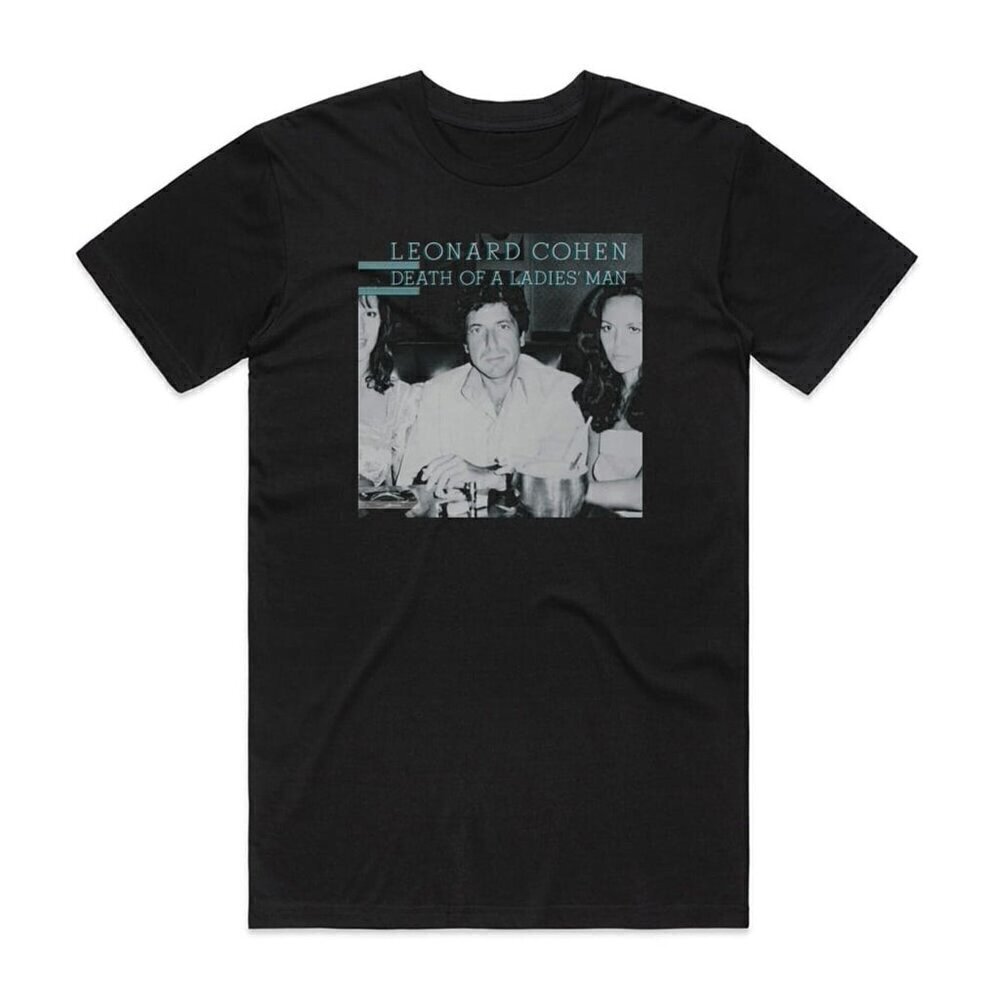 Leonard Cohen Death Of A Ladies Man Album Art Classic Music Fan T-Shirt